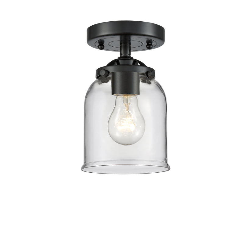 Innovations Lighting Small Bell 1 Light Semi-Flush Mount Part Of The Nouveau Collection 284-1C-OB-G52