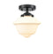 Innovations Lighting Small Oxford 1 Light Semi-Flush Mount Part Of The Nouveau Collection 284-1C-OB-G531-LED