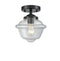 Innovations Lighting Small Oxford 1 Light Semi-Flush Mount Part Of The Nouveau Collection 284-1C-OB-G532-LED