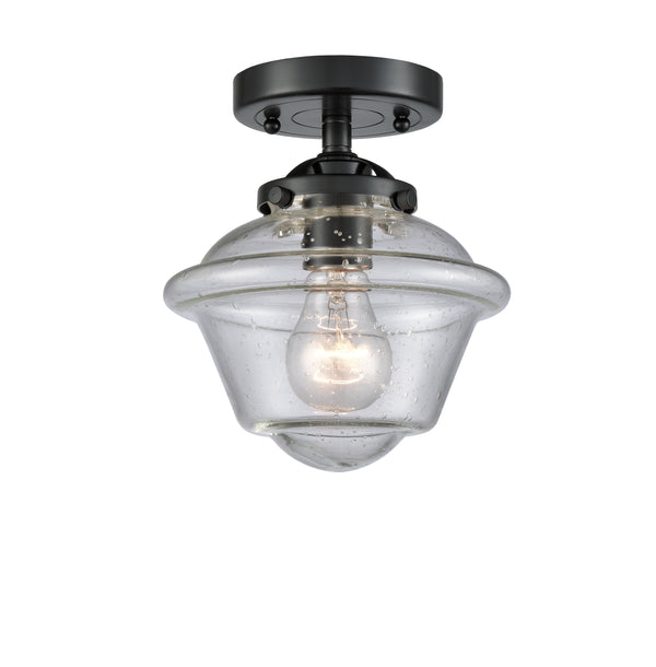 Innovations Lighting Small Oxford 1 Light Semi-Flush Mount Part Of The Nouveau Collection 284-1C-OB-G534-LED