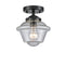 Innovations Lighting Small Oxford 1 Light Semi-Flush Mount Part Of The Nouveau Collection 284-1C-OB-G534