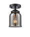 Innovations Lighting Small Bell 1 Light Semi-Flush Mount Part Of The Nouveau Collection 284-1C-OB-G53