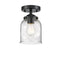 Innovations Lighting Small Bell 1 Light Semi-Flush Mount Part Of The Nouveau Collection 284-1C-OB-G54-LED