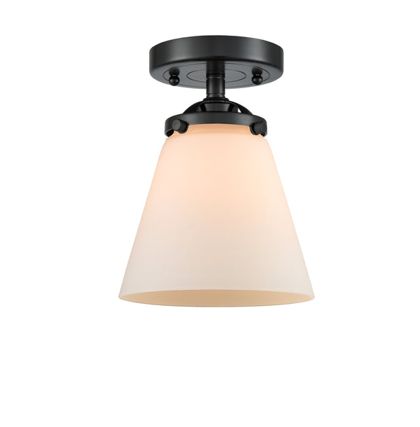 Innovations Lighting Small Cone 1 Light Semi-Flush Mount Part Of The Nouveau Collection 284-1C-OB-G61-LED