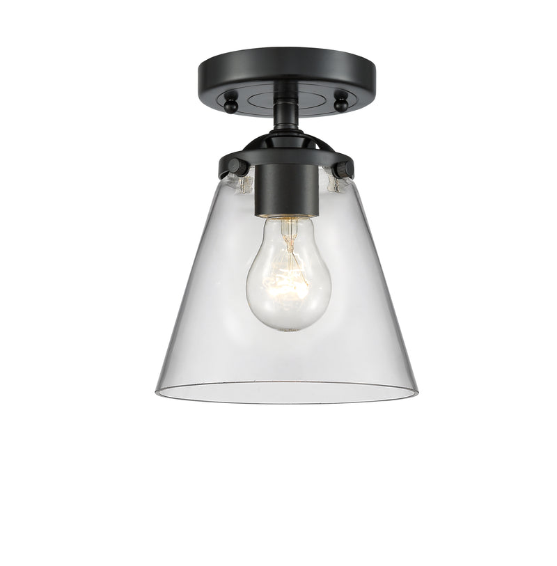 Innovations Lighting Small Cone 1 Light Semi-Flush Mount Part Of The Nouveau Collection 284-1C-OB-G62