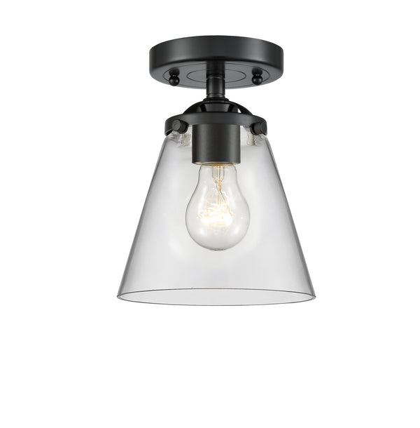 Innovations Lighting Small Cone 1 Light Semi-Flush Mount Part Of The Nouveau Collection 284-1C-OB-G62-LED
