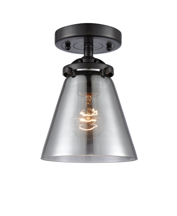 Innovations Lighting Small Cone 1 Light Semi-Flush Mount Part Of The Nouveau Collection 284-1C-OB-G63-LED