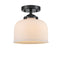 Innovations Lighting Large Bell 1 Light Semi-Flush Mount Part Of The Nouveau Collection 284-1C-OB-G71