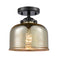 Innovations Lighting Large Bell 1 Light Semi-Flush Mount Part Of The Nouveau Collection 284-1C-OB-G78-LED
