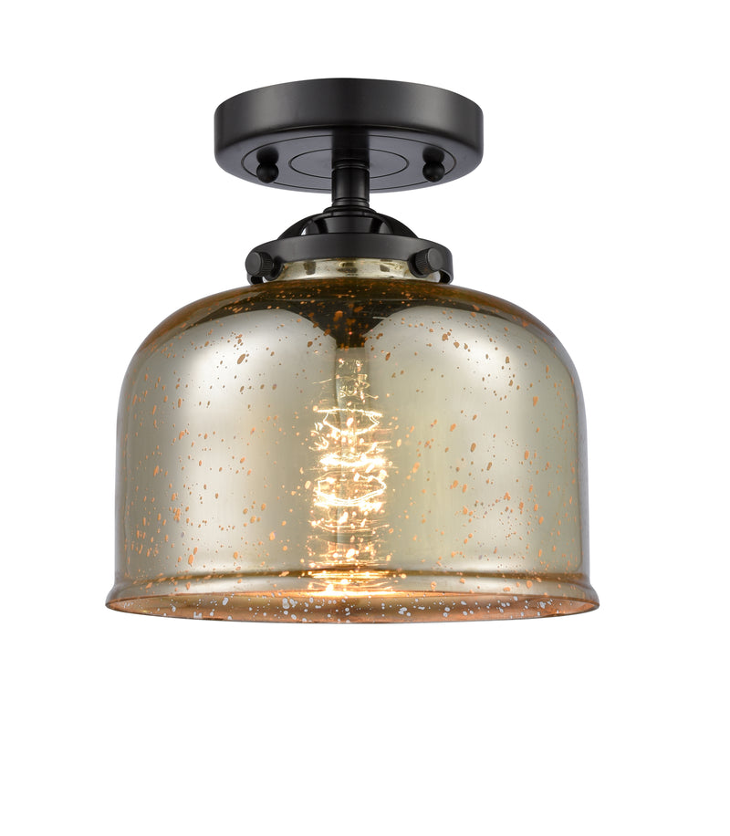 Innovations Lighting Large Bell 1 Light Semi-Flush Mount Part Of The Nouveau Collection 284-1C-OB-G78-LED