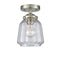Innovations Lighting Chatham 1 Light Semi-Flush Mount Part Of The Nouveau Collection 284-1C-SN-G142