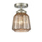 Innovations Lighting Chatham 1 Light Semi-Flush Mount Part Of The Nouveau Collection 284-1C-SN-G146-LED