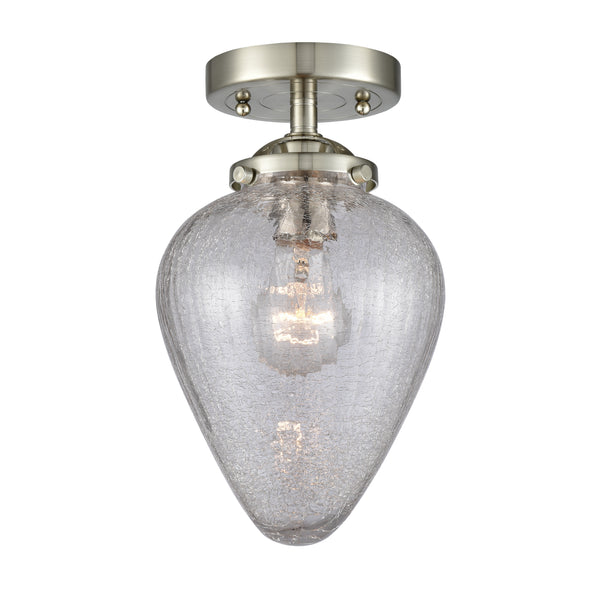 Innovations Lighting Geneseo 1 Light Semi-Flush Mount Part Of The Nouveau Collection 284-1C-SN-G165-LED
