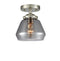 Innovations Lighting Fulton 1 Light Semi-Flush Mount Part Of The Nouveau Collection 284-1C-SN-G173-LED