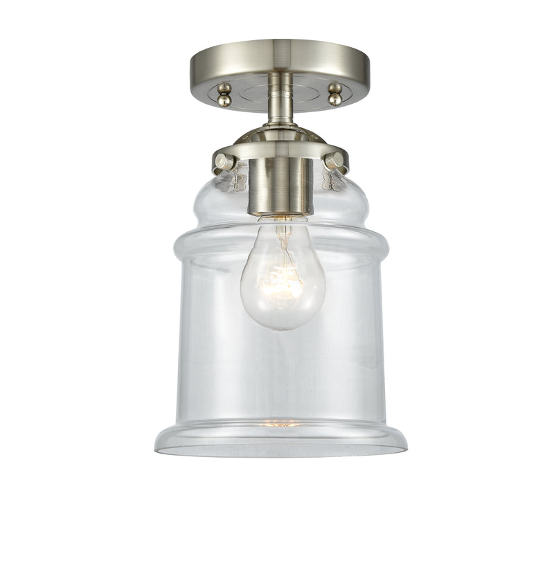 Innovations Lighting Canton 1 Light Semi-Flush Mount Part Of The Nouveau Collection 284-1C-SN-G182-LED