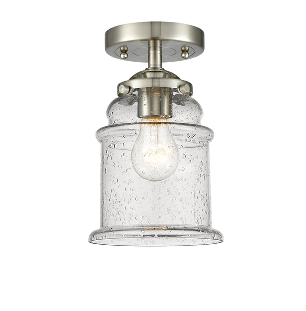 Innovations Lighting Canton 1 Light Semi-Flush Mount Part Of The Nouveau Collection 284-1C-SN-G184