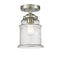 Innovations Lighting Canton 1 Light Semi-Flush Mount Part Of The Nouveau Collection 284-1C-SN-G184
