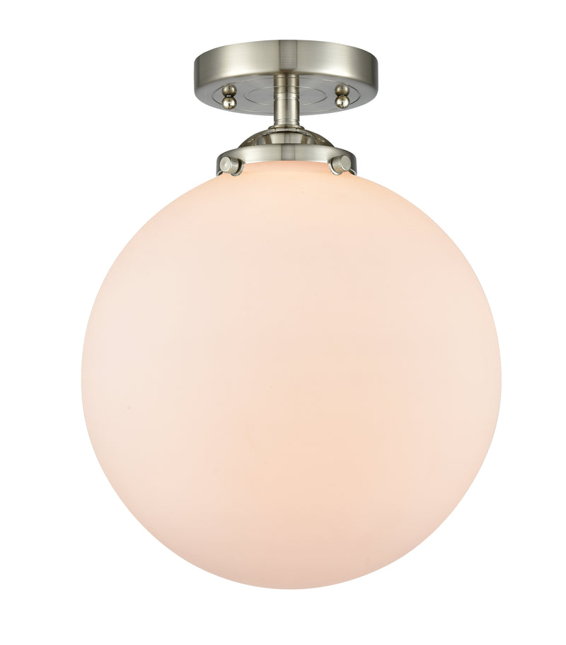 Innovations Lighting Beacon 1 Light 10" Semi-Flush Mount 284-1C-SN-G201-10