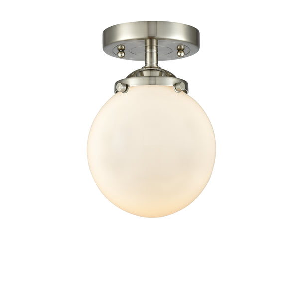 Innovations Lighting Beacon 1 Light 6" Semi-Flush Mount 284-1C-SN-G201-6