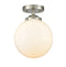 Innovations Lighting Beacon 1 Light 8" Semi-Flush Mount 284-1C-SN-G201-8-LED