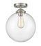Innovations Lighting Beacon 1 Light 10" Semi-Flush Mount 284-1C-SN-G202-10
