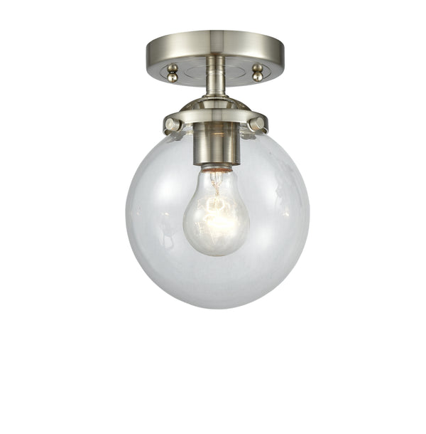 Innovations Lighting Beacon 1 Light 6" Semi-Flush Mount 284-1C-SN-G202-6