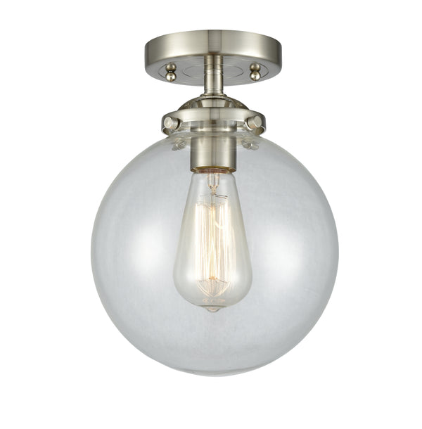 Innovations Lighting Beacon 1 Light 8" Semi-Flush Mount 284-1C-SN-G202-8-LED