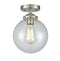 Innovations Lighting Beacon 1 Light 8" Semi-Flush Mount 284-1C-SN-G202-8-LED