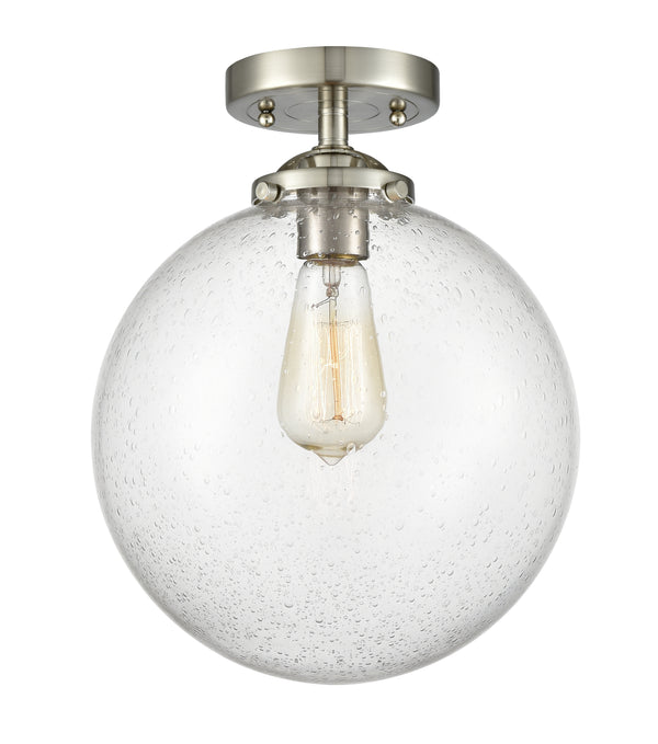 Innovations Lighting Beacon 1 Light 10" Semi-Flush Mount 284-1C-SN-G204-10-LED