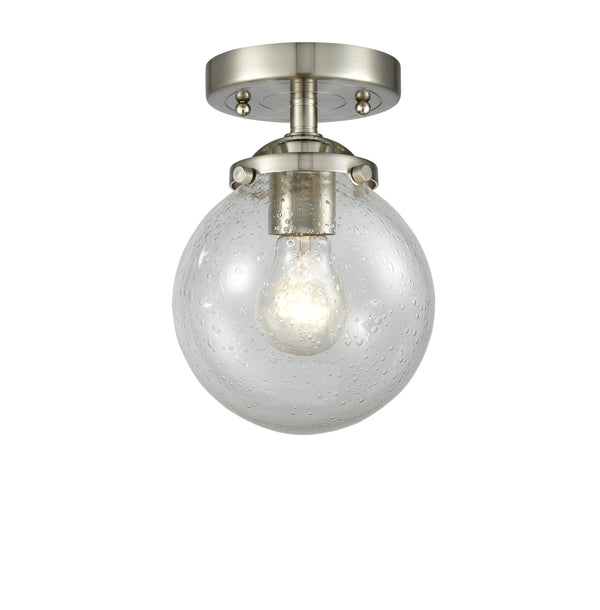 Innovations Lighting Beacon 1 Light 6" Semi-Flush Mount 284-1C-SN-G204-6