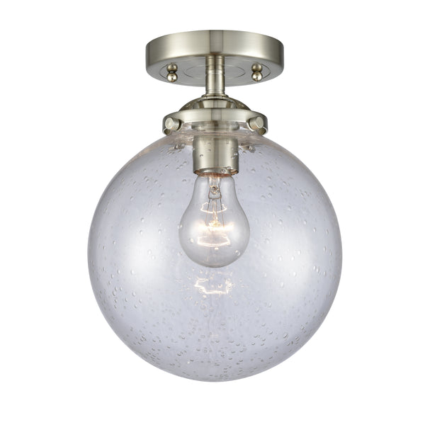 Innovations Lighting Beacon 1 Light 8" Semi-Flush Mount 284-1C-SN-G204-8-LED
