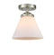 Innovations Lighting Large Cone 1 Light Semi-Flush Mount Part Of The Nouveau Collection 284-1C-SN-G41