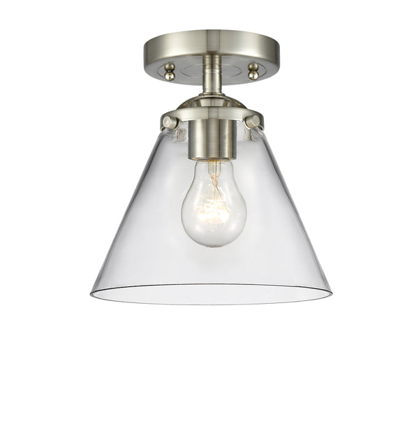Innovations Lighting Large Cone 1 Light Semi-Flush Mount Part Of The Nouveau Collection 284-1C-SN-G42