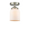 Innovations Lighting Small Bell 1 Light Semi-Flush Mount Part Of The Nouveau Collection 284-1C-SN-G51