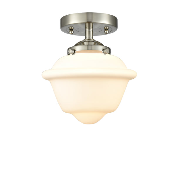 Innovations Lighting Small Oxford 1 Light Semi-Flush Mount Part Of The Nouveau Collection 284-1C-SN-G531