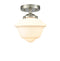 Innovations Lighting Small Oxford 1 Light Semi-Flush Mount Part Of The Nouveau Collection 284-1C-SN-G531-LED