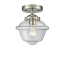 Innovations Lighting Small Oxford 1 Light Semi-Flush Mount Part Of The Nouveau Collection 284-1C-SN-G532