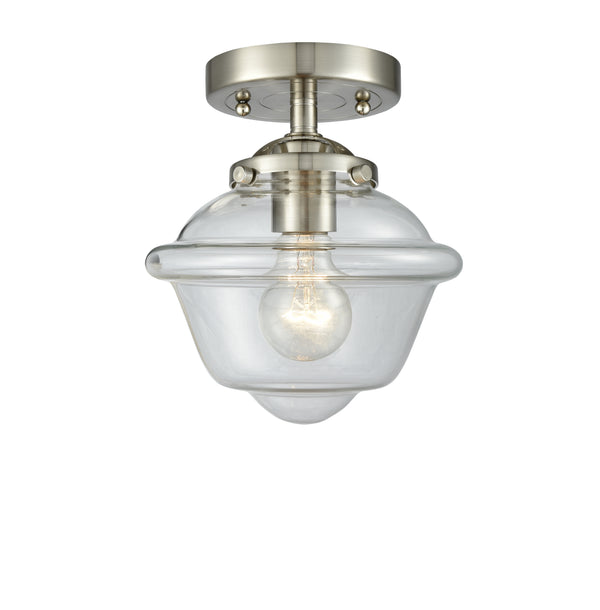 Innovations Lighting Small Oxford 1 Light Semi-Flush Mount Part Of The Nouveau Collection 284-1C-SN-G532