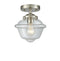 Innovations Lighting Small Oxford 1 Light Semi-Flush Mount Part Of The Nouveau Collection 284-1C-SN-G532
