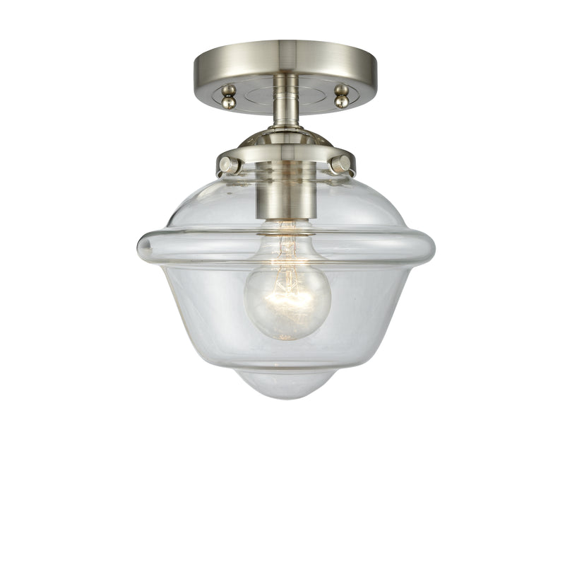 Innovations Lighting Small Oxford 1 Light Semi-Flush Mount Part Of The Nouveau Collection 284-1C-SN-G532