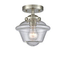 Innovations Lighting Small Oxford 1 Light Semi-Flush Mount Part Of The Nouveau Collection 284-1C-SN-G534