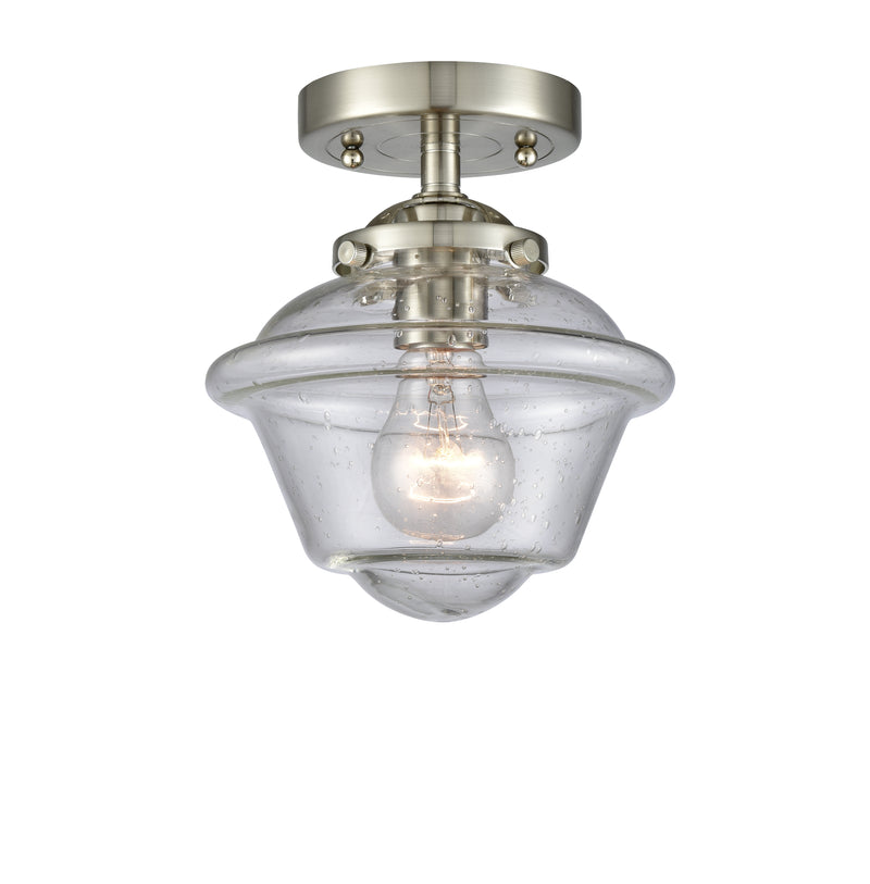 Innovations Lighting Small Oxford 1 Light Semi-Flush Mount Part Of The Nouveau Collection 284-1C-SN-G534