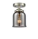 Innovations Lighting Small Bell 1 Light Semi-Flush Mount Part Of The Nouveau Collection 284-1C-SN-G53