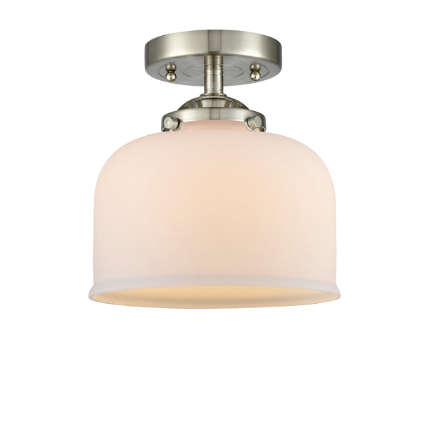 Innovations Lighting Large Bell 1 Light Semi-Flush Mount Part Of The Nouveau Collection 284-1C-SN-G71