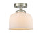 Innovations Lighting Large Bell 1 Light Semi-Flush Mount Part Of The Nouveau Collection 284-1C-SN-G71