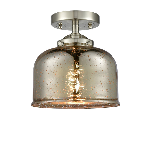 Innovations Lighting Large Bell 1 Light Semi-Flush Mount Part Of The Nouveau Collection 284-1C-SN-G78