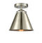 Innovations Lighting Appalachian 1 Light Semi-Flush Mount Part Of The Nouveau Collection 284-1C-SN-M13-SN