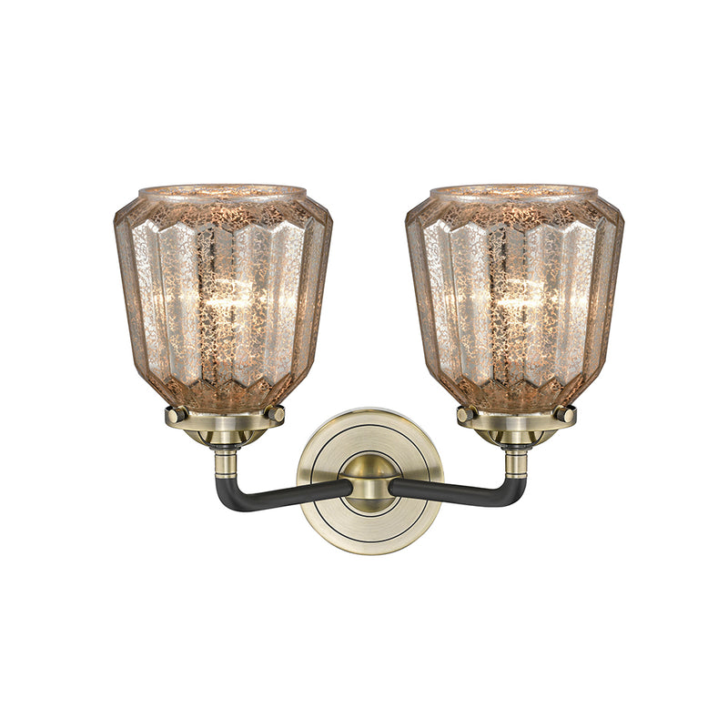 Innovations Lighting Chatham 2 Light Bath Vanity Light Part Of The Nouveau Collection 284-2W-BAB-G146