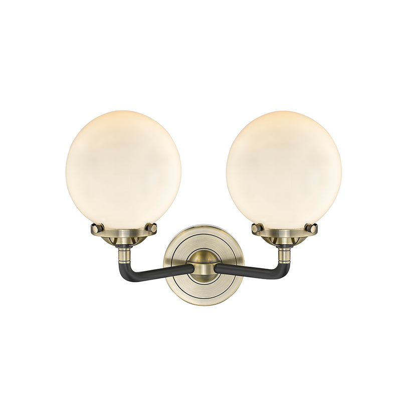 Innovations Lighting Beacon 2 Light 14" Bath Vanity Light 284-2W-BAB-G201-6