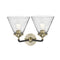 Innovations Lighting Large Cone 2 Light Bath Vanity Light Part Of The Nouveau Collection 284-2W-BAB-G44